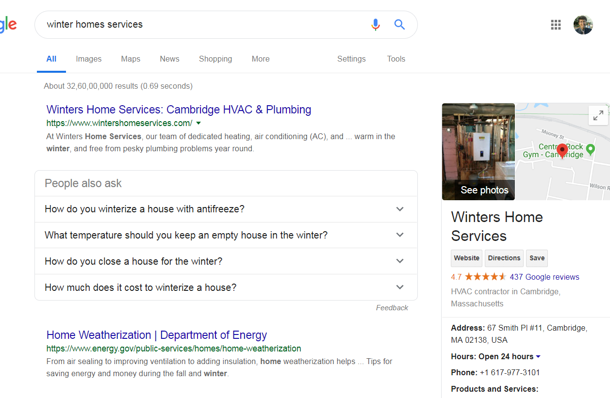 Local Business SERP