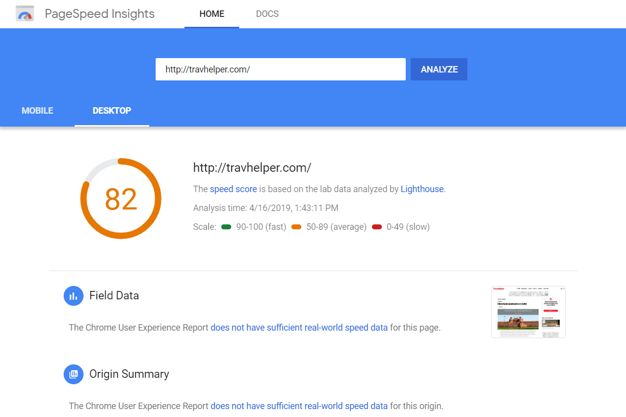 PageSpeed